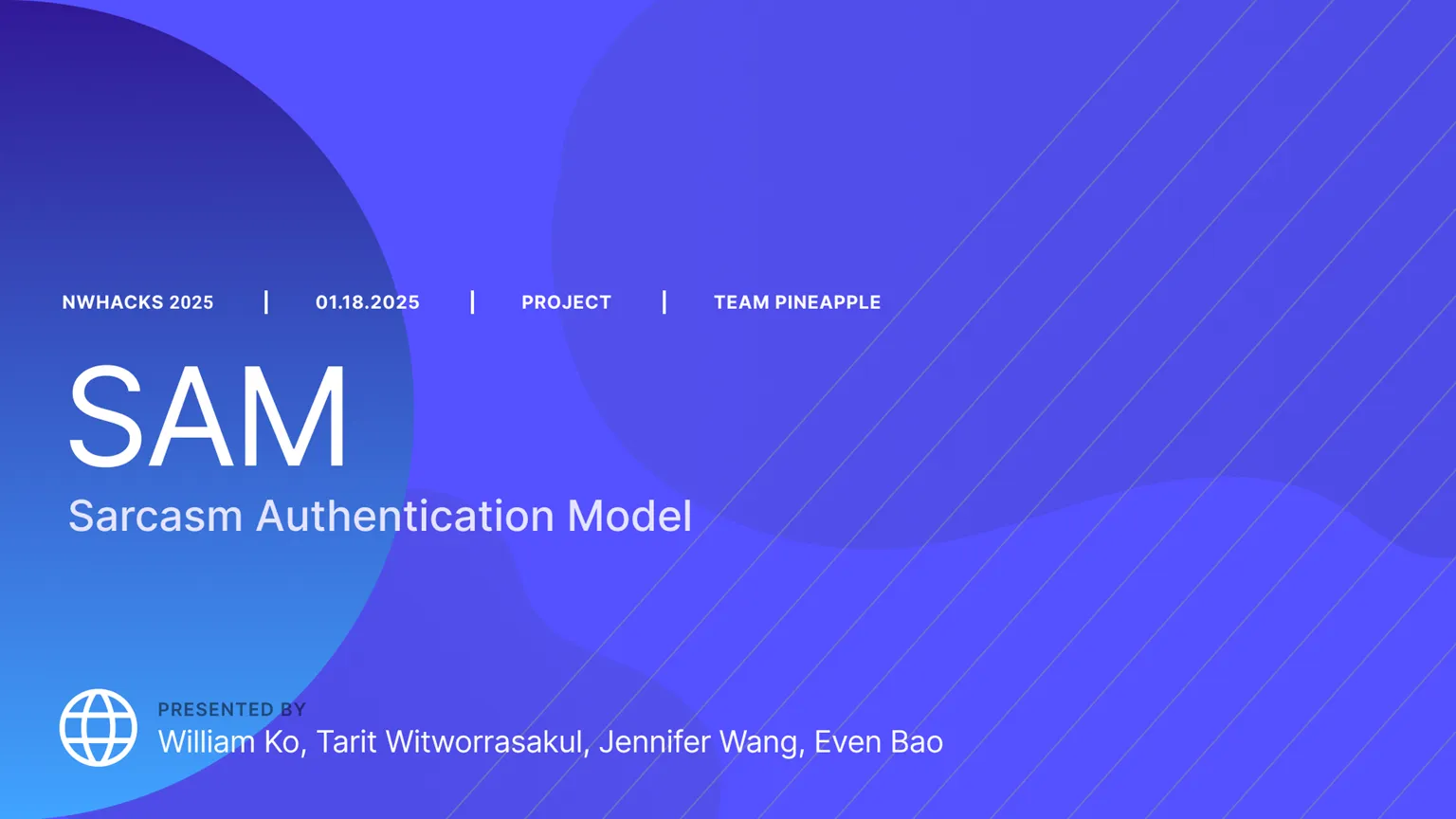 SAM - Sarcasm Authentication Model