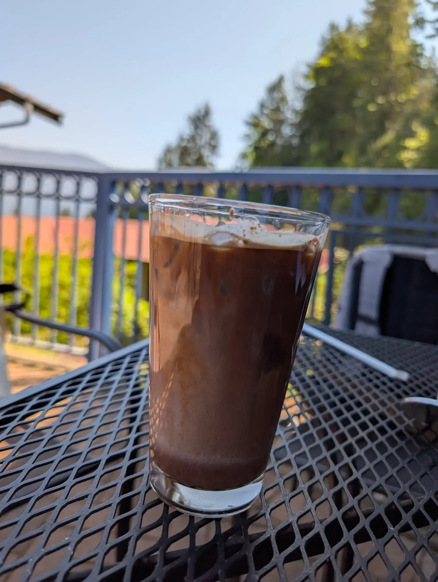 Iced Mocha with Cocoa West Chocolate