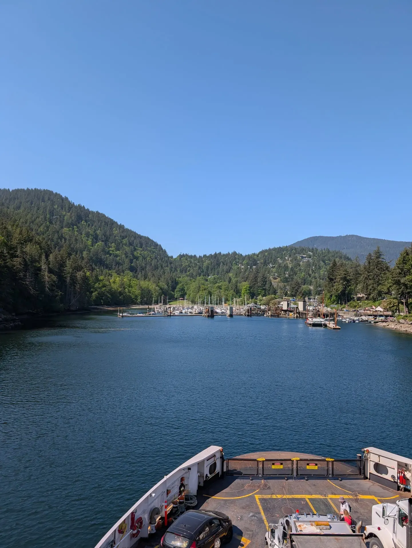 Snug Cove (Bowen Island) view from Ferry